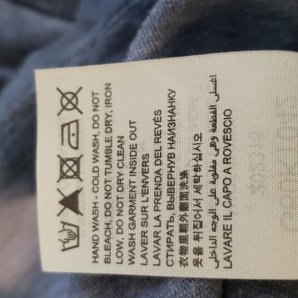 Superdry Gray & White Tie Dyed Racerback Vest Tank with Sequin Pocket SZ M - Picture 8 of 10